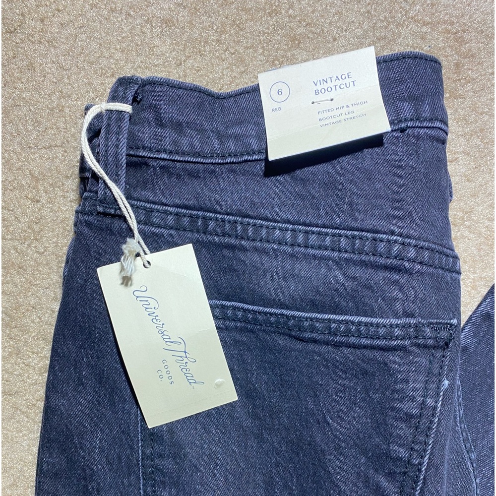 NWT UNIVERSAL THREAD- Vintage Bootcut Size 6 Reg - Picture 4 of 4